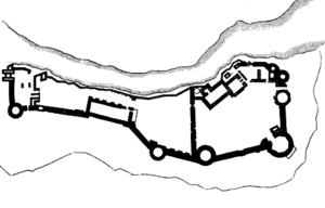 Archivo:Chepstow Castle 1825 plan