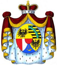 Archivo:Coat of arms of Principality of Liechtenstein 1846