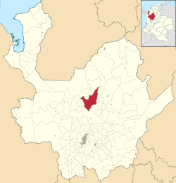 Yarumal ubicada en Antioquia