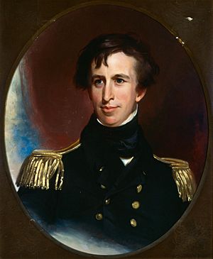 Archivo:Commodore Charles Wilkes, commander of the United States Exploring Expedition 1838 - 1842
