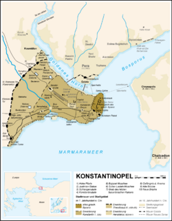 Archivo:Constantinople map German