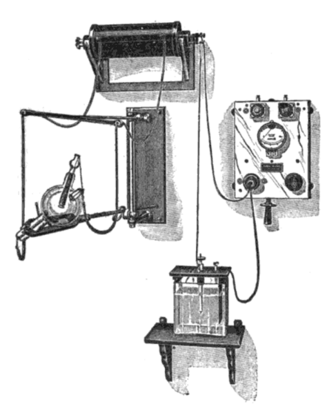 Crookes x-ray apparatus