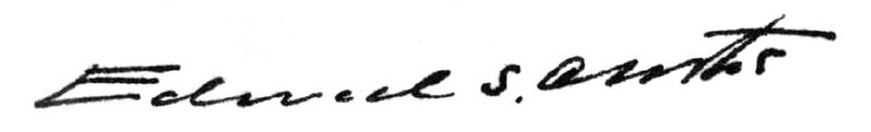 Edward S. Curtis signature