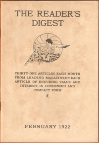 First issue of the Reader's Digest, February 1922.png