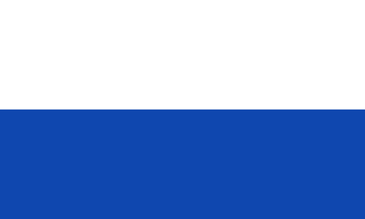 Flag white blue 5x3