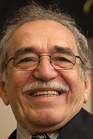 Gabriel José García Márquez escritor colombiano y ganador del Premio Nobel de Literatura en 1982.