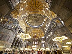 Interior of Hagia Sophia