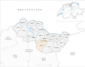 Karte Bezirk Zurzach Gemeindeveraenderungen 2014