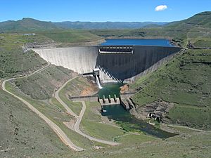 Archivo:Katse Dam,Lesotho,Africa