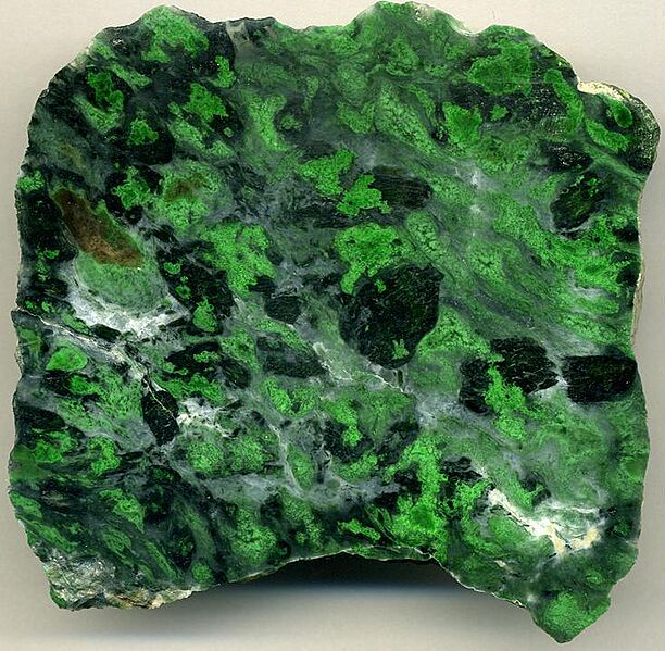 Kosmochlor jade, Jurassic, Burma 1