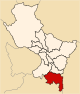Location of the province Espinar in Cusco.svg