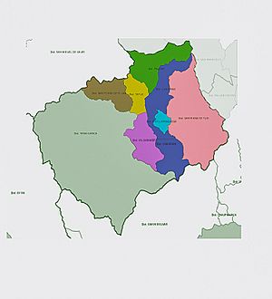 Archivo:Mapa Distritos de Provincia Daniel Alcides Carrión