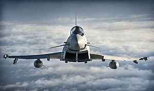 Archivo:RAF Typhoon Aircraft During Exercise Capable Eagle MOD 45156242