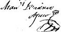 Sinatura de Manuel Barrio Ayuso