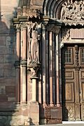 Statue cathedrale de Strasbourg - Eglise