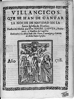Archivo:Villancicos que se han de cantar la noche de Navidad en la Santa Iglesia de Huesca (1718)