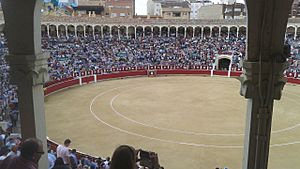 Archivo:Vista interior de la Plaza de toros de Albacete