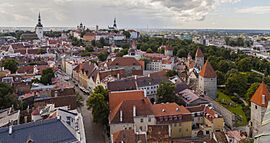 Vistas panorámicas desde la iglesia de San Olaf, Tallinn, Estonia, 2012-08-05, DD 24.JPG