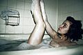 Woman in a bathtub