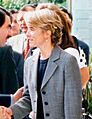 (Mónica Ridruejo) José María Aznar saluda a los máximos responsables de las televisiones en la inauguración del I Mercado Iberoamericano de la Industria Audiovisual. Pool Moncloa. 18 de junio de 1996 (cropped)