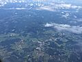 2016-07-31 15 03 40 View of Orange, Orange County, Virginia from a plane traveling from Washington Dulles International Airport to Atlanta Hartsfield International Airport