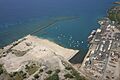 Aerial Kawaihae Harbor Big Island Hawaii