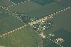 Aerial view of Fortescue, Missouri 9-2-2013.JPG