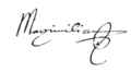 Autograph of Maximilian III, Archduke of Austria