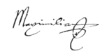 Autograph of Maximilian III, Archduke of Austria.PNG