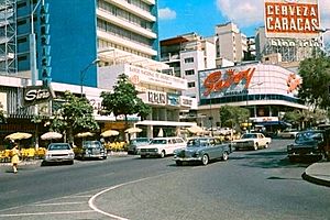 Sabana Grande en 1973.