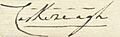 Castlereagh signature