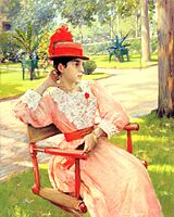 Chase William Merritt Afternoon In The Park 1890