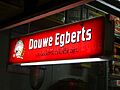 Douwe Egberts lichtreclame