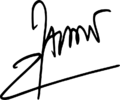 Emmanuel Macron signature