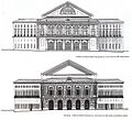 Fachada del Teatro Real (Proyecto) fotos 1 y 2