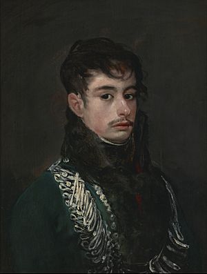 Archivo:Francisco de Goya - Un Oficial, c.1804 (Frick Collection)
