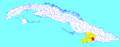 Guisa (Cuban municipal map)