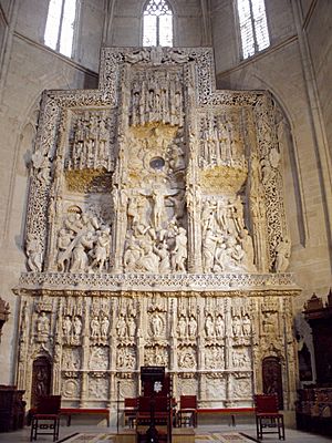 Archivo:Huesca - Catedral, interior 26 (Retablo Mayor)