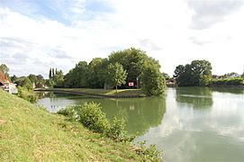 La Meuse, kruising Canal de La Meuse