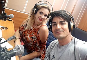 Archivo:Leyber Gomez en el programa Vision de Radio Rebelde