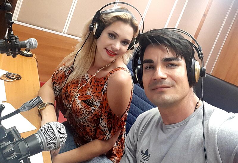 Leyber Gomez en el programa Vision de Radio Rebelde