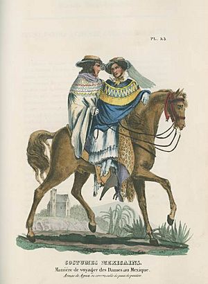 Archivo:Maniere de voyager des Dames au Mexique by Claudio Linati 1828