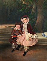 Manuel y Matilde Álvarez Amorós (1853), por Joaquín Espalter
