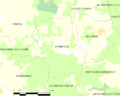 Map commune FR insee code 89397