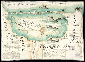 Archivo:Mapa de La Manga y Mar Menor - Google Art Project