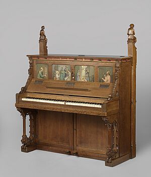 Archivo:Muziekkast en piano met een reliek van Sint-Cecilia Piano, BK-1996-9