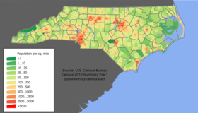 Archivo:North Carolina population map