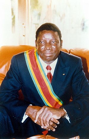 President Gnassingbé Eyadéma of Republic of Togo, West Africa.jpg