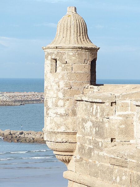 Rabat.Kasbah des Oudaias.Échauguette