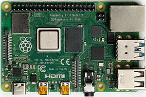 Archivo:Raspberry Pi 4 Model B - Top